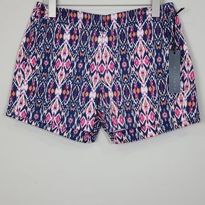 Willi Smith Women's Summer Printed Cotton Shorts